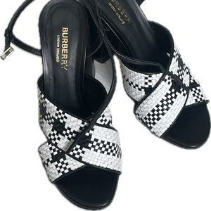 Burberry woven leather 37/6.5